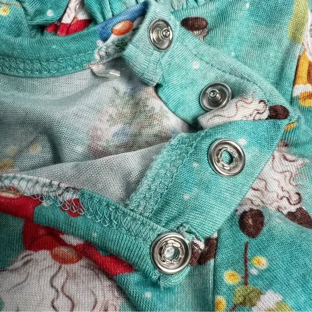 Posh Peanut 3-6 Months Gnomey Long Sleeve‎ Twirl Skirt Bodysuit